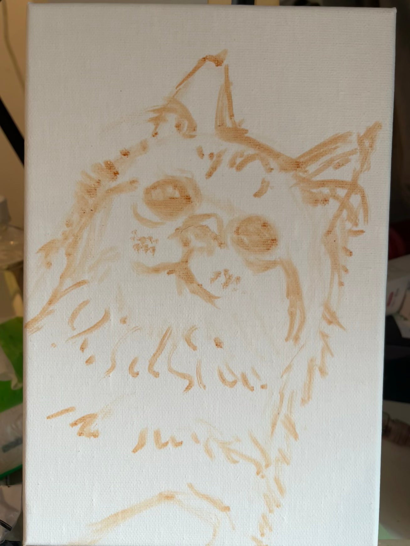 Custom handmade pets oil painting